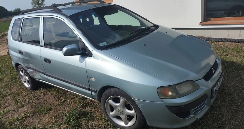 Mitsubishi Space Star cena 2500 przebieg: 233000, rok produkcji 2004 z Serock małe 37